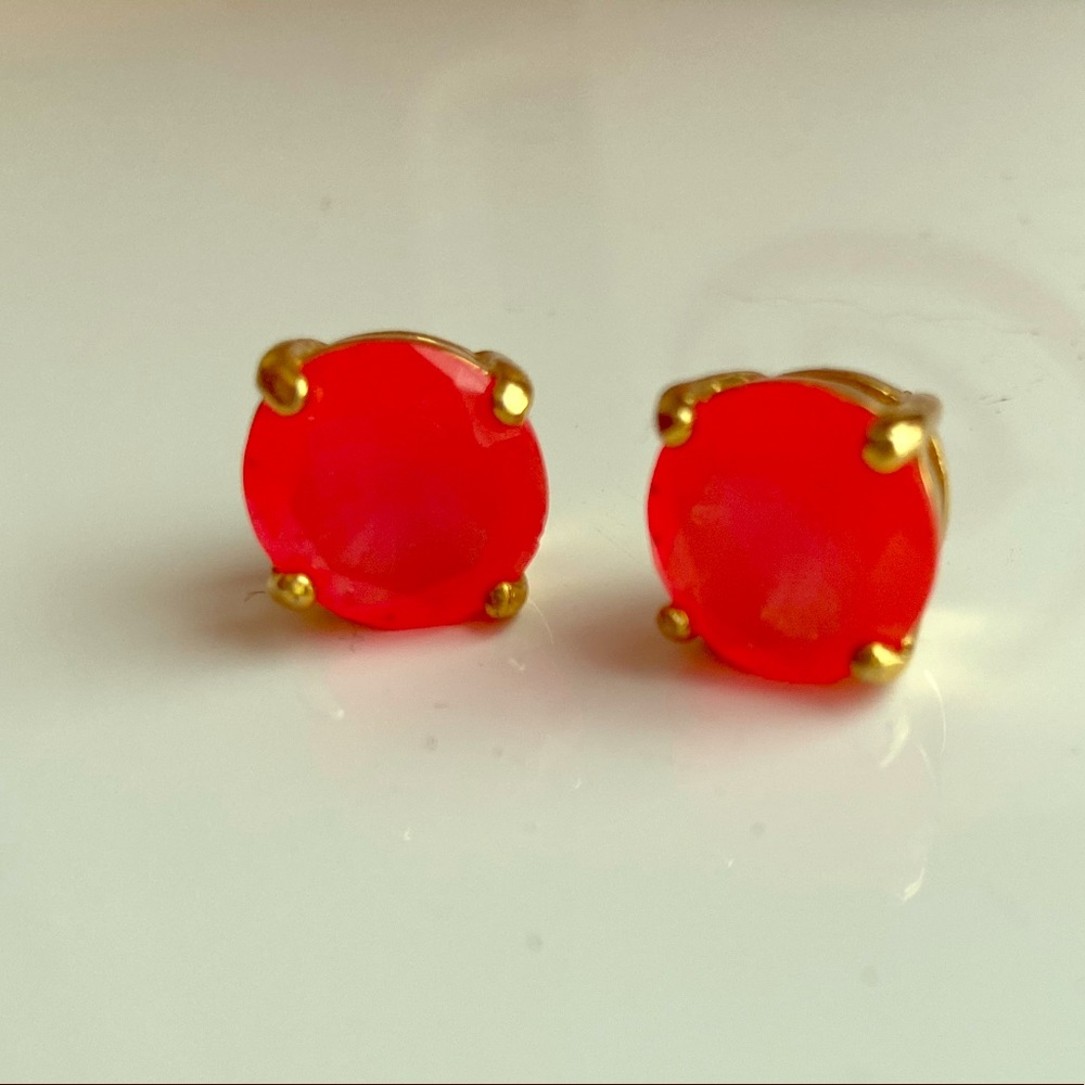 Kate Spade Studs- hot pink!
